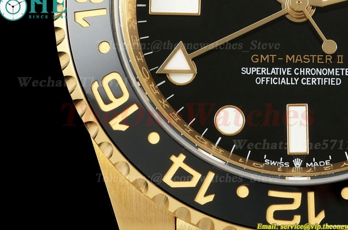 YG Jub SH3285 EWEF Master II Dial YG Black 40mm V2 GMT 126718 0509